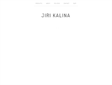 Tablet Screenshot of jirikalina.com